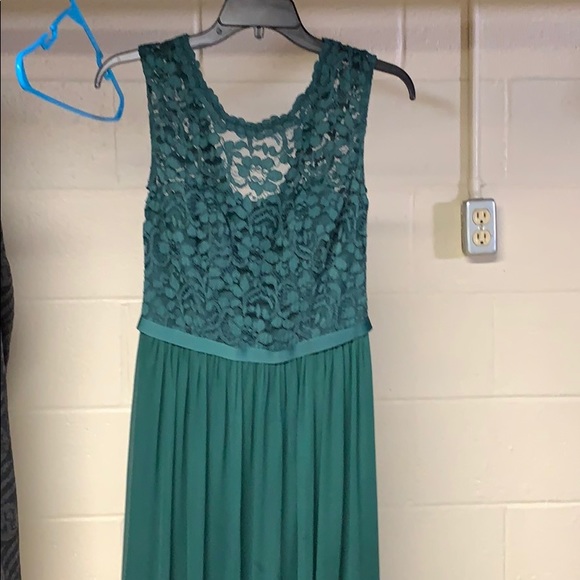 Green David’s bridal bridesmaid dress. - Picture 3 of 6